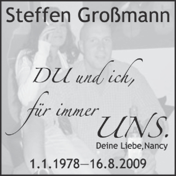 Traueranzeigen von Steffen Großmann abschied nehmen de